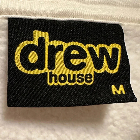 DREW HOUSE The House of Drew Authentic Squirrel Hooded Jacket Coat White MED/XL - Picture 6 of 10